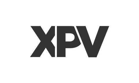 XPV logo design template with strong and modern bold text. Initial based ve.. Stock Illustration