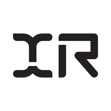 Xr initial letter vector logo icon Stock-Illustration