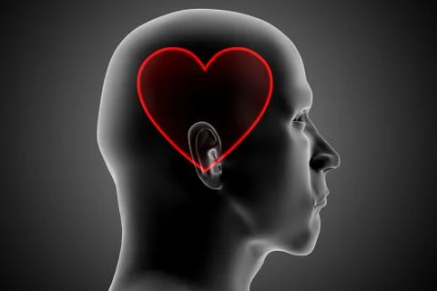 Xray Love Illustrazione stock