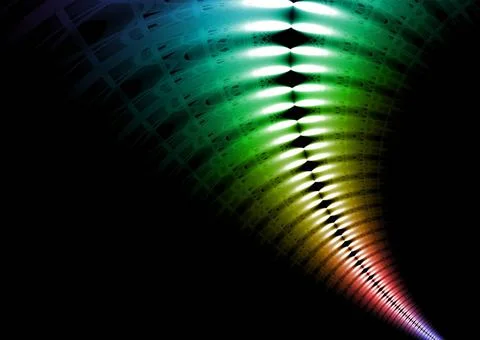 Xray rainbow Abstract rainbow effect spreading out from the distance Copyr... Stock Photos