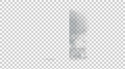 Xray skull vertical (with alpha) Stock Footage 50054711