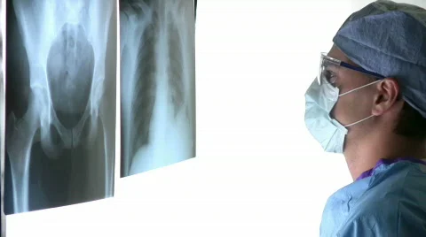 Xray Surgeon White Stock Footage 586913