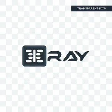 Xray vector icon isolated on transparent background, xray logo design Stock Illustration