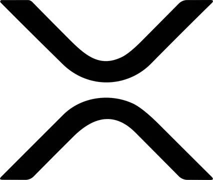 XRP Cryptocurrency logo vector icon. . Crypto currency coin money symbols. Stock Illustration