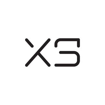 Xs initial letter vector logo icon Stock Illustration