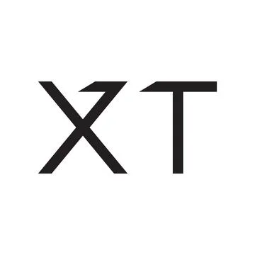 Xt initial letter vector logo icon Stock-Illustration
