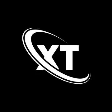XT logo. X T design. White XT letter. XT/X T letter logo design. Initial le.. Stock Photos
