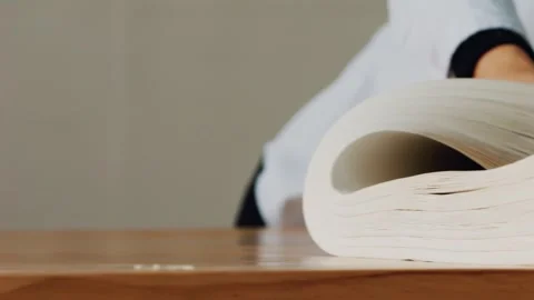 Xuan Paper Making - Sorting and Packaging 4K Stock Footage 339083910