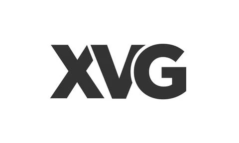 XVG logo design template with strong and modern bold text. Initial based ve.. Stock Illustration