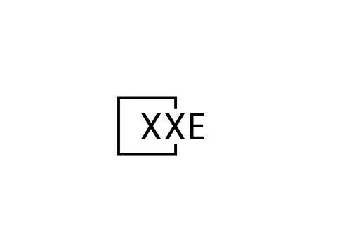 XXE letter initial logo design vector illustration 스톡 일러스트