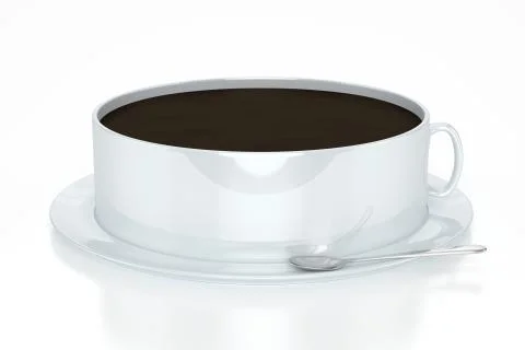 XXL Black Coffee Stock Illustration