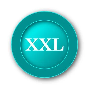 XXL  icon. Internet button on white background. 스톡 일러스트