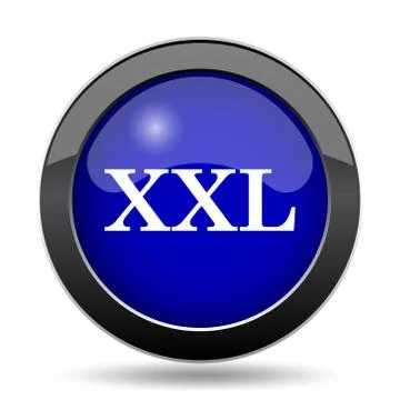 XXL  icon. Internet button on white background.. Stock Illustration
