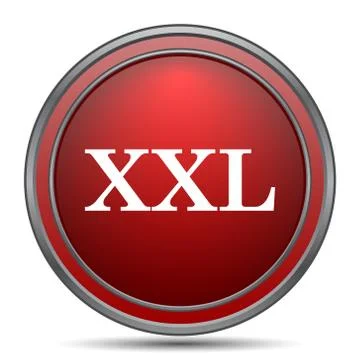 XXL  icon. Internet button on white background.. Stock Illustration