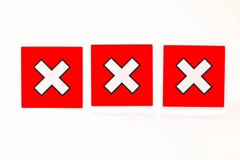 XXX Block Text Stock Illustration
