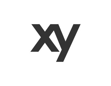 XY creative geometric initial based modern and minimal logo. Letter x y tre.. Stock Illustration
