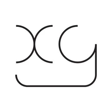 Xy initial letter vector logo icon Stock-Illustration