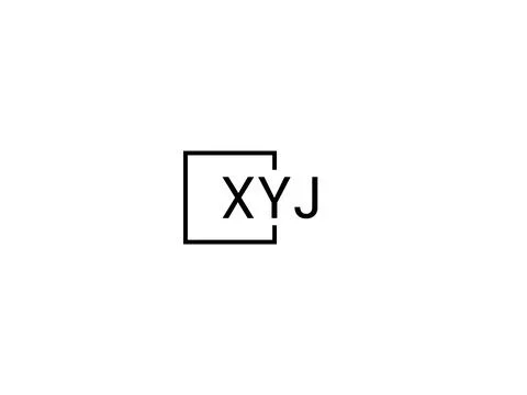 XYJ letter initial logo design vector illustration Stock Illustration