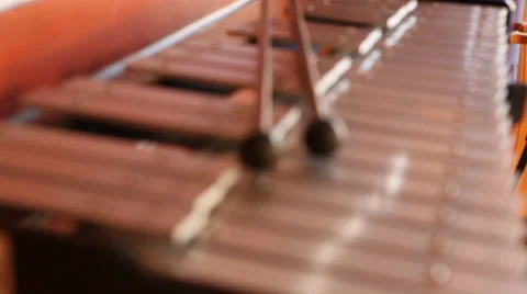 Xylophone Close up Stock Footage 32425434