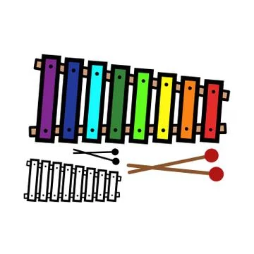 Xylophone Stock Illustration
