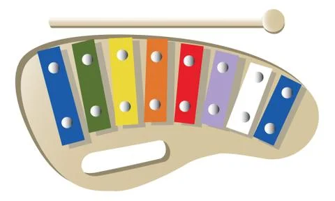 Xylophone Stock Illustration