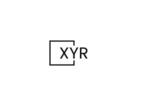 XYR letter initial logo design vector illustration Ilustración de archivo