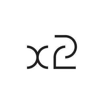 Xz initial letter vector logo icon 스톡 일러스트