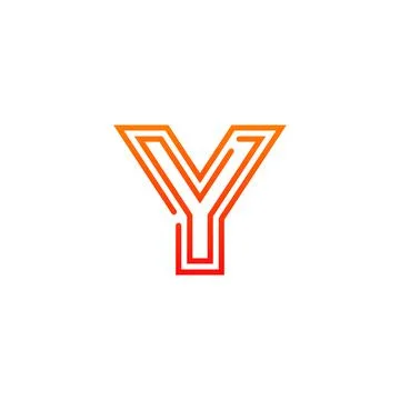 Y letter logo design vector, y y logo design, y logo Stock Illustration