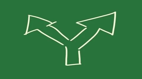 The y logo on a green background and with white outline of two arrows green Видео 335131846