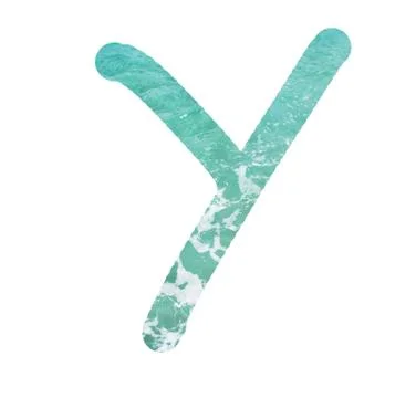 Y in the water Stock Illustration