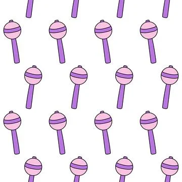 Y2K 90s seamless pattern vector background Illustrazione stock