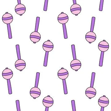 Y2K 90s seamless pattern vector background Illustrazione stock