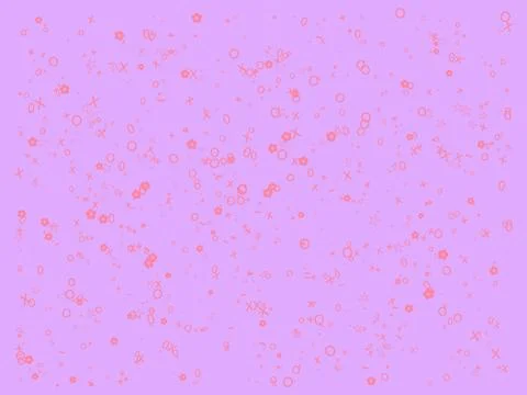 Y2K Aesthetic Abstract Text Pattern Pastel Pink Doodle Stock Illustration