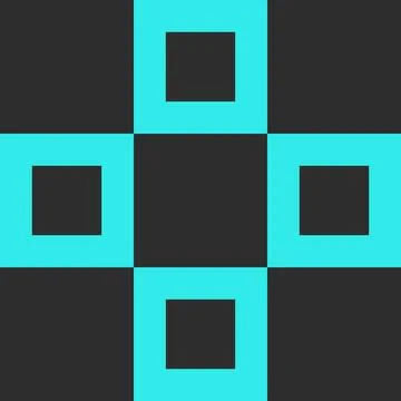 Y2K inspired square pattern with a seamless grid layout, perfect for modern b Stock Illustration