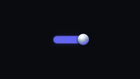 Y2k-liquid-chrome-toggle-switch 스톡 동영상 345629578