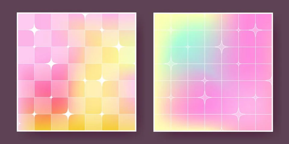 Y2k star pattern backgrounds 스톡 일러스트