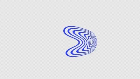 Y2K Sticker Retro Fluid Circle Stock Footage 274307034