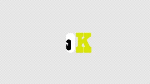 Y2K Sticker Retro Ok Stock Footage 274306980