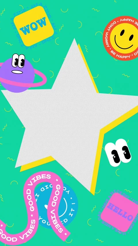 Y2K Stories Frame Stock Footage 275555096