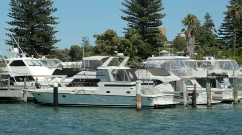 Yacht club, fremantle, perth, australia Stock Footage 37058363