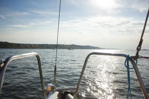 Yacht deck elements. Stock Photos