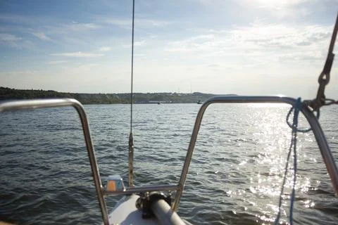 Yacht deck elements. Stock Photos