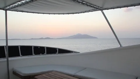Yacht deck view 動画素材 70788300