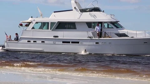 Yacht in FLorida Stock Footage 81997853