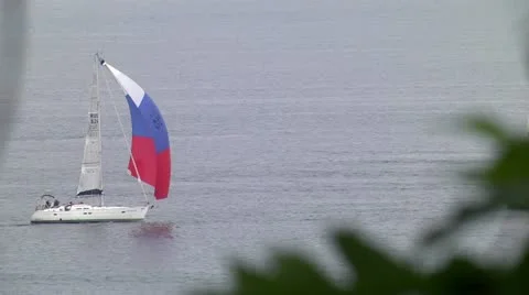 Yacht Stock Footage 12334385