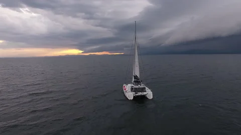 Yacht Stock Footage 145832263