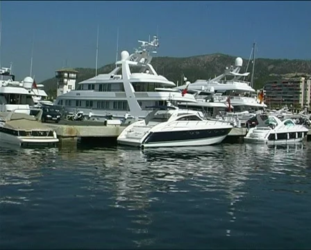  Yacht harbor Stock Footage 118777