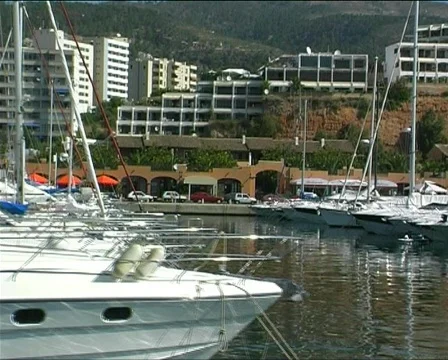  Yacht harbor Stock Footage 118778