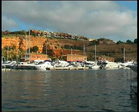  Yacht harbor Stock Footage 135353