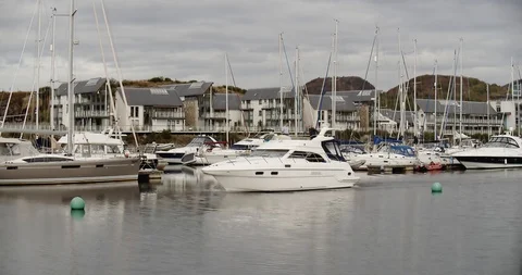 Yacht Harbour Stock Footage 117290042